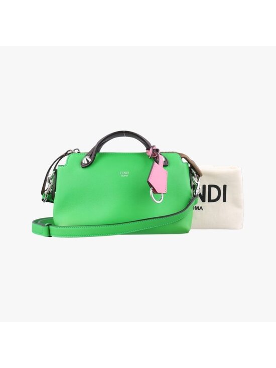 Fendi Handbags - Fendi Visible Green Leather Messenger Bag